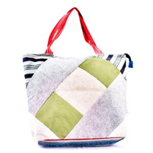 Tote laukku (punainen + vihreä)
